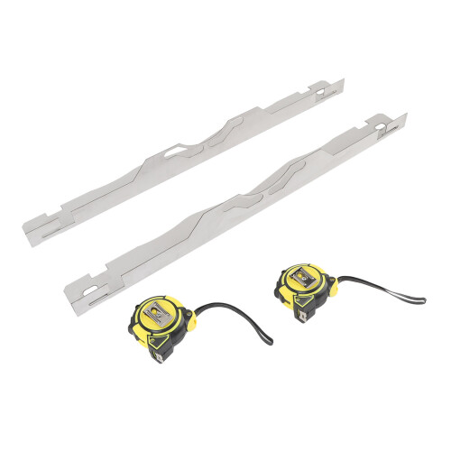Stainless Steel Wheel Alignment Tool Plates with 2