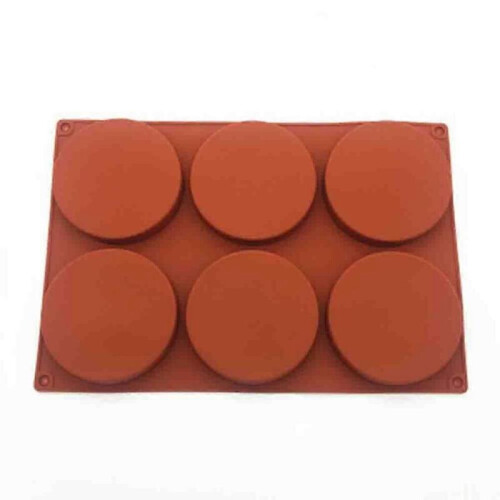 2pcs Large Discs 4 In Silicone Cake Mold Chocolate Dessert Baking Pan 2