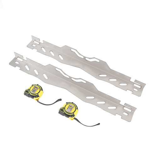 Wheel Alignment Tool Plate Stainless Steel Heavy 1