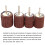 Practical Cylindrical Sanding Rollers Accessories For-Style A 4