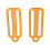2Pcs Scubas Diving Weight Belt Keeper Retainer Diving-Orange 1
