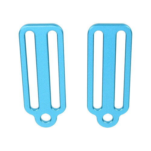 2Pcs Scubas Diving Weight Belt Webbing Keeper Retainer-Blue