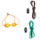Multiuse Elastic Swim Goggles Strap Diving Mask Cord Easy-Green 2