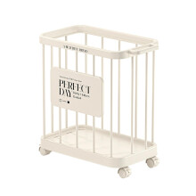 Laundry Basket with Wheels Mobile Laundry Cart Multifunction Washing Bag Basket Dirty Clothes Cart Laundry Room Style B
