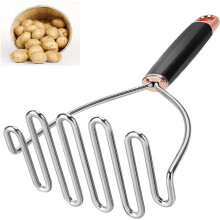 Stainless Steel Potato Masher, Heavy Duty Potato Ricer, Professional Wire Kitchen Utensil for Beans, Avocados and Vegetables