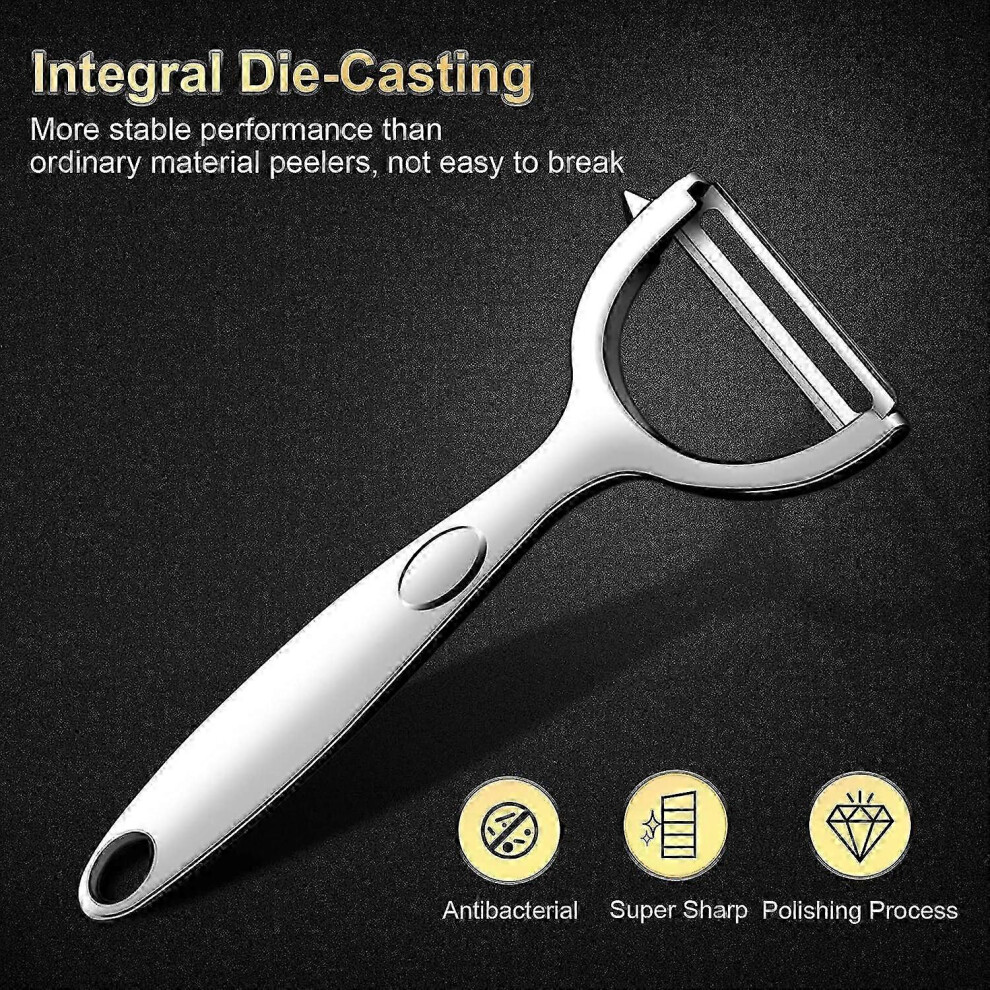 Potato Peeler, Stainless Steel Vegetable Peeler, Ultra Sharp Fruit Peeler for Kitchen (1 Pack)