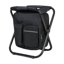 Outdoor Folding Chair Backpack Chair 36x29x41 cm Ultra Lightweight Black For Camping Hiking Beach
