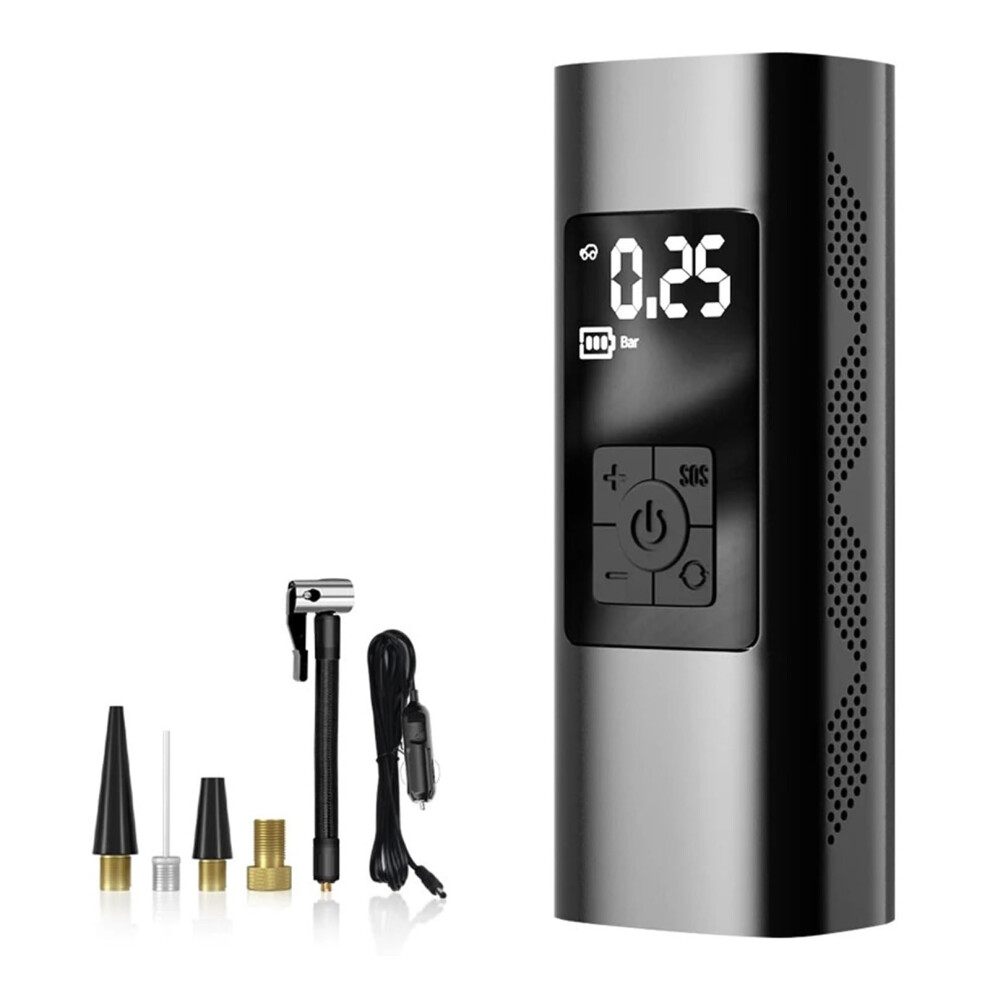 150Psi Rechargeable Air Pump - 6000Mah Cordless Portable Tire Inflator, Digital Car Tire, Bicycle Tires, Balls 9393856745180
