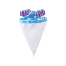 Household Washing Machine Filter Floating Hair Filtering Mesh For Laundry Debris Bag Hair Catcher Blue Wash Ball