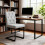 AINPECCA (4PCS PU Light Grey) Set of 2/4 Dining Chairs Wider Back Home Office 10