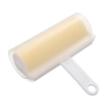 Sticky Roller Yellow Washable Reusable Portable Pet Hair Remover For Clothes And Household Cleaning