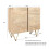 Light Gold 2 Door Medium Sideboard 6
