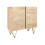 Light Gold 2 Door Medium Sideboard 2