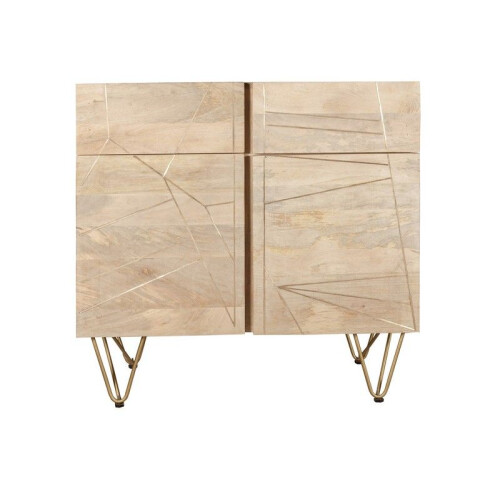 Light Gold 2 Door Medium Sideboard 2
