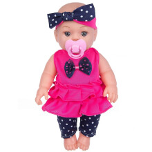 (Rosenrot) Neues Upgrade-Geburtstagsgeschenk für Mädchen, Kleinkinder, DIY-Spielzeug, lebensechte Reborn-Babypuppen-Simulation