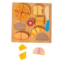 (Dessert) Holz-Schneidepuzzle Kinderküche Pretend Spielzeug für Mädchen Kinder Kinder Fleisch
