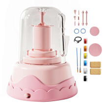 (Pink) DIY-Töpferset für Kinder, All-in-1-Keramik-Bastelset für Jungen und Mädchen, Anfänger
