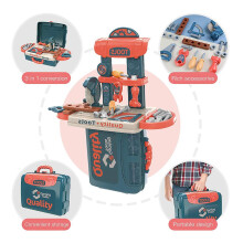(A1)2023 Neues verbessertes 2023 Neues Kinderküchen-Spielset, Simulationskoffer, Spielerei, Kinder-Rollenhaus