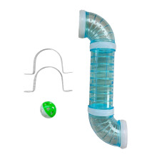 (Blau) Busy Board DIY Zubehör Sensory Board Zubehör Tube Feinmotorik DIY