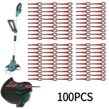 100 stuks grasmaaierbladen 85 mm strimmer vervangende onderdelen 97699 2002706 voor Ferrex & Aldi Far