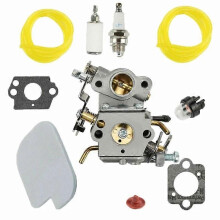 Carburateurset voor Poulan P3314 P3416 P4018 PP3816 voor ZAMA C1M-W26C kettingzaagpakking primerbol