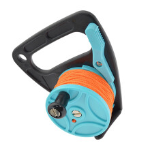 Diving Line Reel 150 Ft Scuba Ratchet With Handle Stop Switches Finger Spool For Underwater Diving Snorkeling