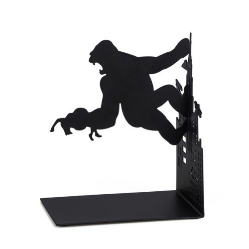 Porta-libri - Balvi - Kong - Metallo - Nero - Design elegante