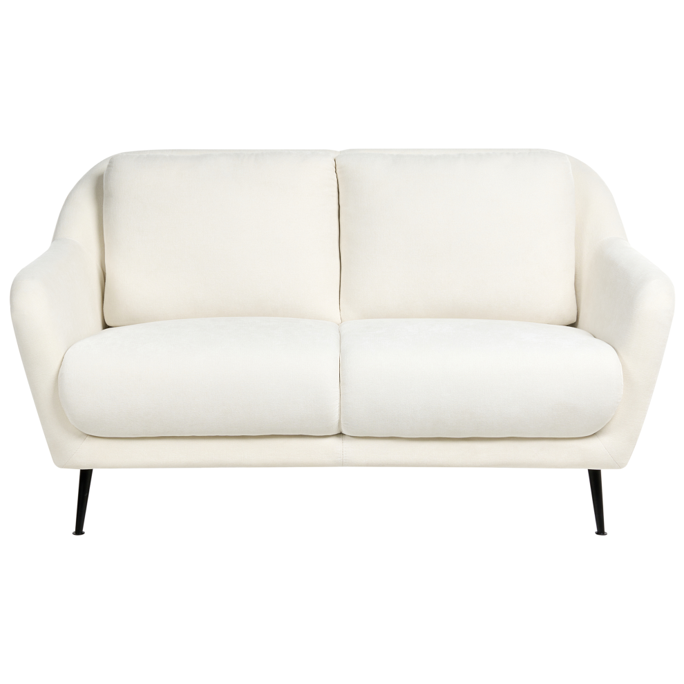 Sofa 2 Seater EIBY Chenille White