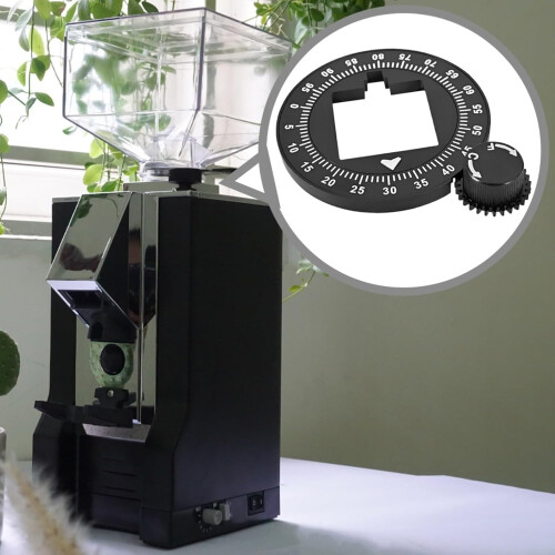 Scale Plate Aluminum Grinder Setting Dial Compatible with Eureka Mignon, 14.8 x 14.8 cm, Precision Adjustment 1
