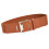 2025 Solid Color Women's PU Leather Belt Wide Corset-Camel 1