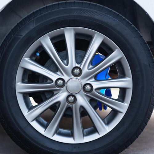 Covers Set 3D Wheel Hub Covers For Auto B Blue Portable Hub Protector Multifunctional Decorative Brake Protector 1