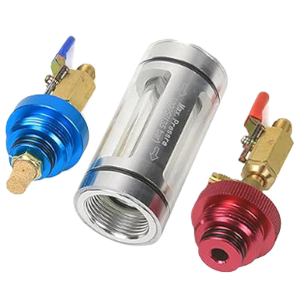 Ac Oil Checker Ac System Refrigerant Oil Analyzer, Tester Kit With Regulator For Impurity Filtration Daily Maintenance 9393856747160