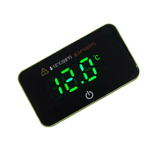 LED Digital Aquarium Thermometer With LED Display Stick-On Fish Tank Water Temperature Meter With Alarm