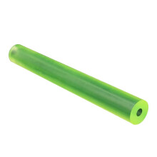 Yellow Polyurethane Hollow Rod With Inner Hole Aperture 8/10/12 Mm, Diameter 18-120 Mm, Length 30 Cm