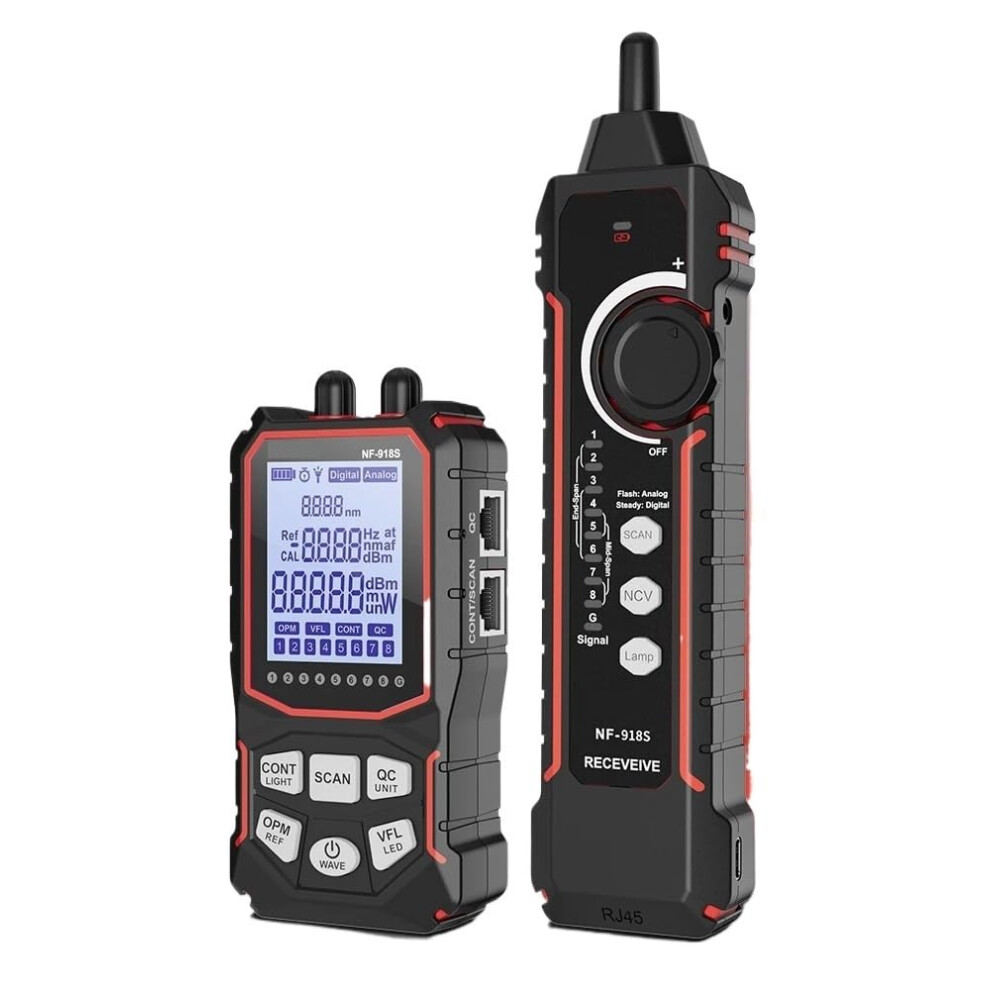 Network Cable Tester With Lcd Display, Poe Power Meter, Optical Power Meter, Visual Fault Locator, Cable Tracker, Network Tools 9084446942804