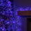 Premier 9.3m 720 LED Christmas Cluster String Lights with Timer in Blue, Purple & White on Clear Cable 3