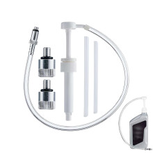 Gear Oil Pump, 3/8-Inch Portable Gear Extractor, Lower Unit Pump, Transmission Dispenser, Metal Swivel Quart Bottles