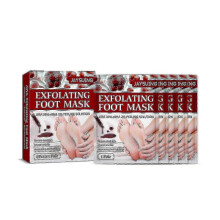 Jaysuing Fruit Acid Exfoliating Foot Mask Moisturizing And Rejuvenating Ski 5pcs-box