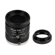 5MP 16mm Brennweite CCTV HD Manuelles Objektiv 2/3