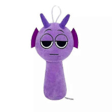 (purple) Sprunki Plush,Sprunki Game Plush,Wenda Sprunki,Sprunki Gray,for Kids