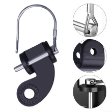 Bike Trailer Hitch Adapter For Kids And Pets, Carbon Steel, 135-Degree Connection, Compatible With Most Bicycle Models