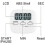 Kitchen Timer, Digital Kitchen Timer, Magnetic Countdown Stopwatch with Loud Alarm, Large Digits, Back Stand, Hanging Hole for Cooking, Showering, 4