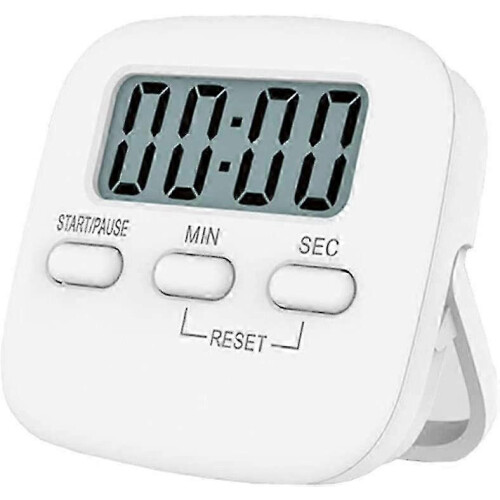 Kitchen Timer, Digital Kitchen Timer, Magnetic Countdown Stopwatch with Loud Alarm, Large Digits, Back Stand, Hanging Hole for Cooking, Showering,