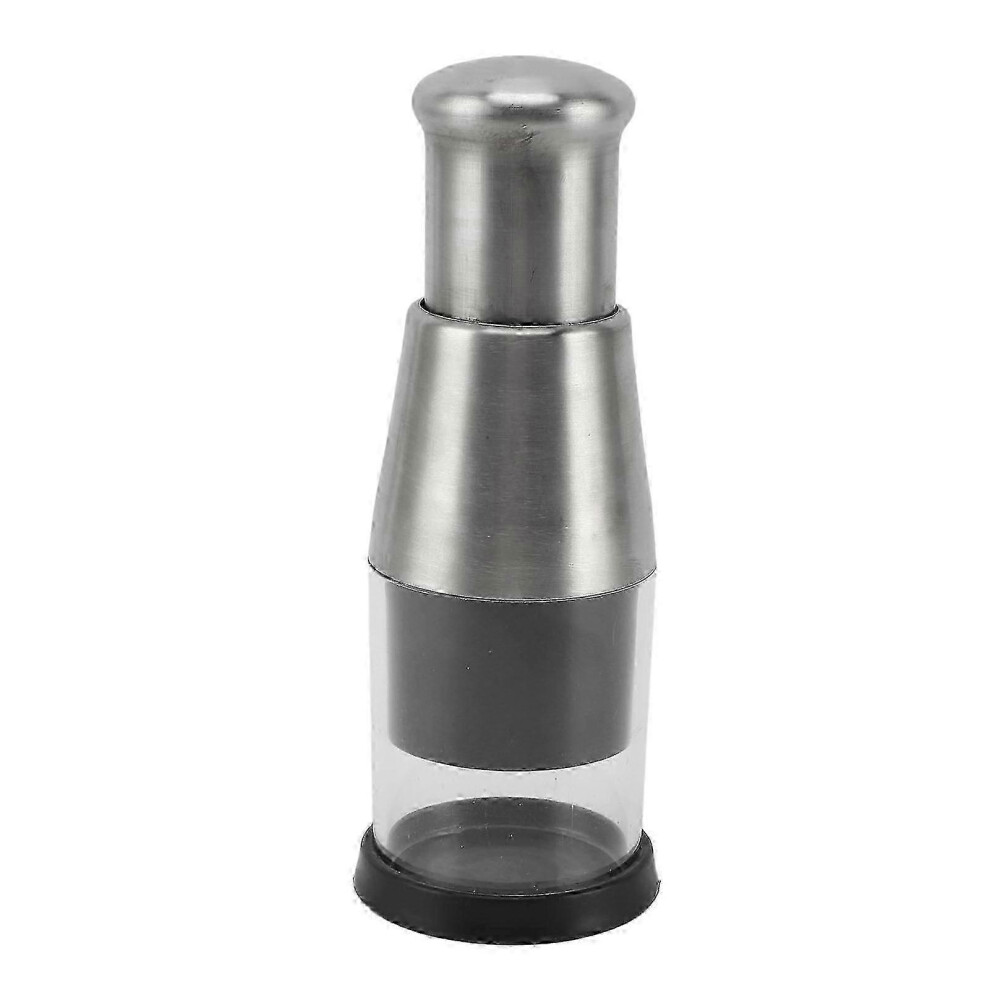 Manual chopper with container - Vegetable, garlic and onion cutter