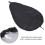 Fit Blocking Kayak Kanadier Cockpit Abdeckung Schutz Black (L) 111x64cm 3