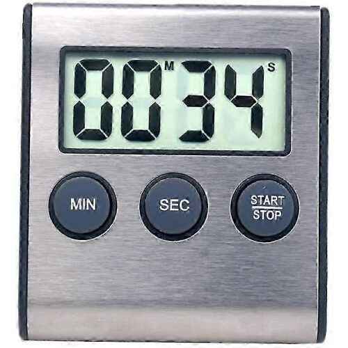 Mini Digital Timer, 24 Hour Format, Countdown and Stopwatch, for ...