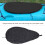 Fit Blocking Kayak Kanadier Cockpit Abdeckung Schutz Black (L) 111x64cm 4