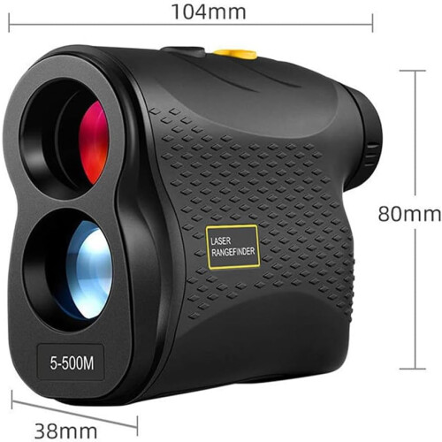 Golf Range Finder 500M Digital Monocular Range Finder For Bow Hunting With Range And Speed Mode 2