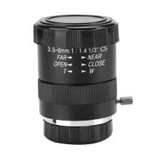 3,5–8 mm 720P Aluminiumlegierung CS-Mount F1.4