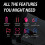Golf Range Finder 500M Digital Monocular Range Finder For Bow Hunting With Range And Speed Mode 5